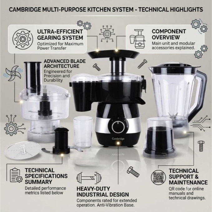 Cambridge | Food Processor | FP8516 – Cambridge Appliances
